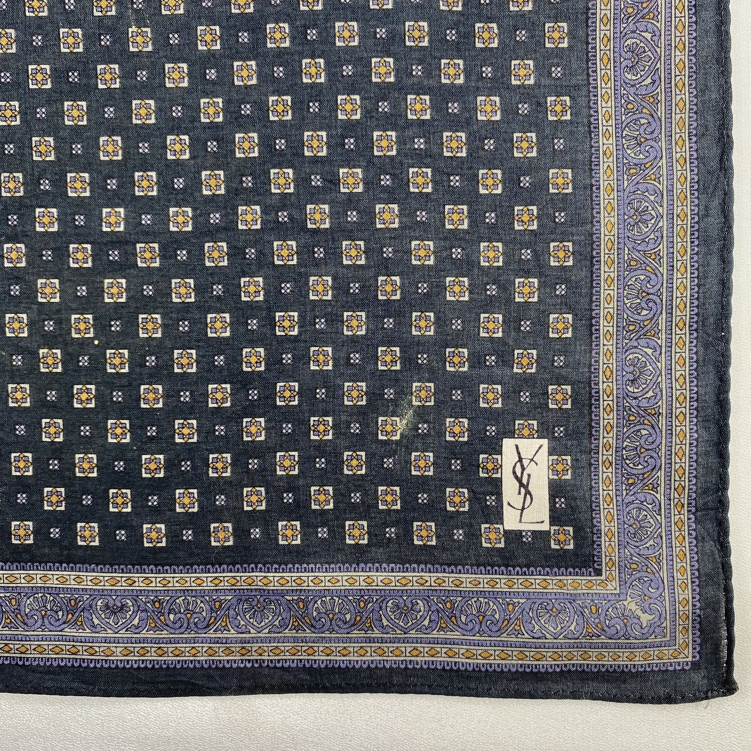 Vintage Yves Saint Laurent Handkerchief / Neckerchief-P1179 Size ONE SIZE - 3 Thumbnail