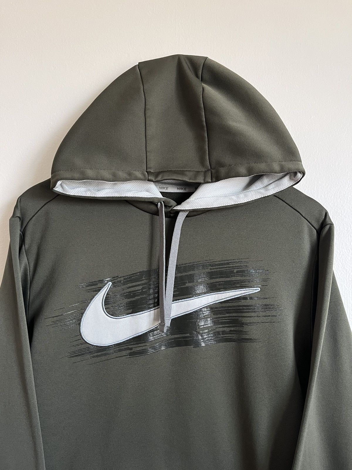 Nike × Vintage Vintage Y2K Nike Therma-Fit Hoodie Size US M / EU 48-50 / 2 - 2 Thumbnail