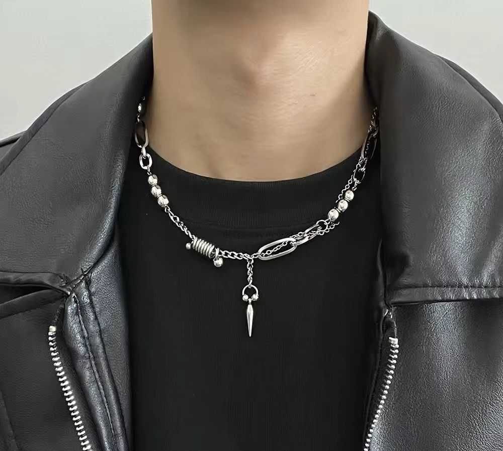Jewelry Rivet Chain Pendant Necklace Size ONE SIZE - 3 Thumbnail