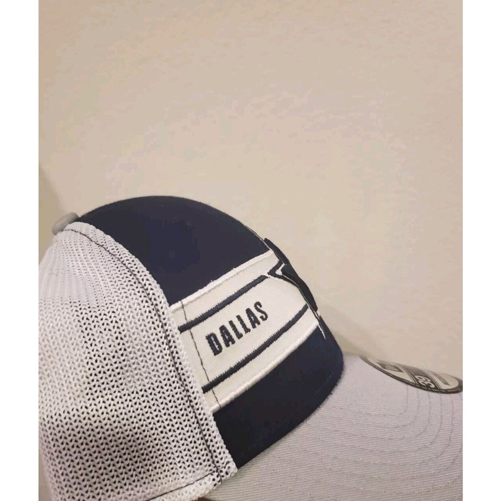New Era Dallas Cowboys Hat Cap Stretch Fit 39Thirty Gray M/L New Era Size ONE SIZE - 2 Thumbnail