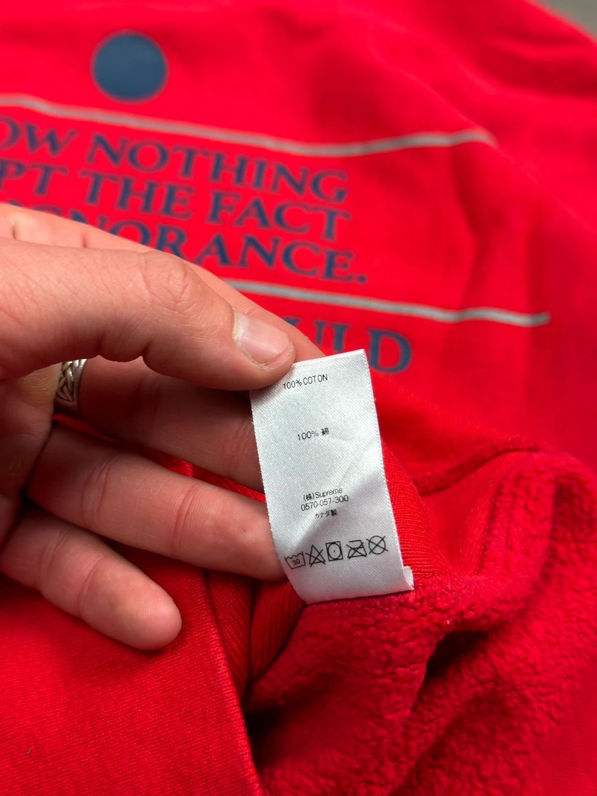 Supreme Supreme Know Thyself SS19 hoodie Size US M / EU 48-50 / 2 - 10 Thumbnail