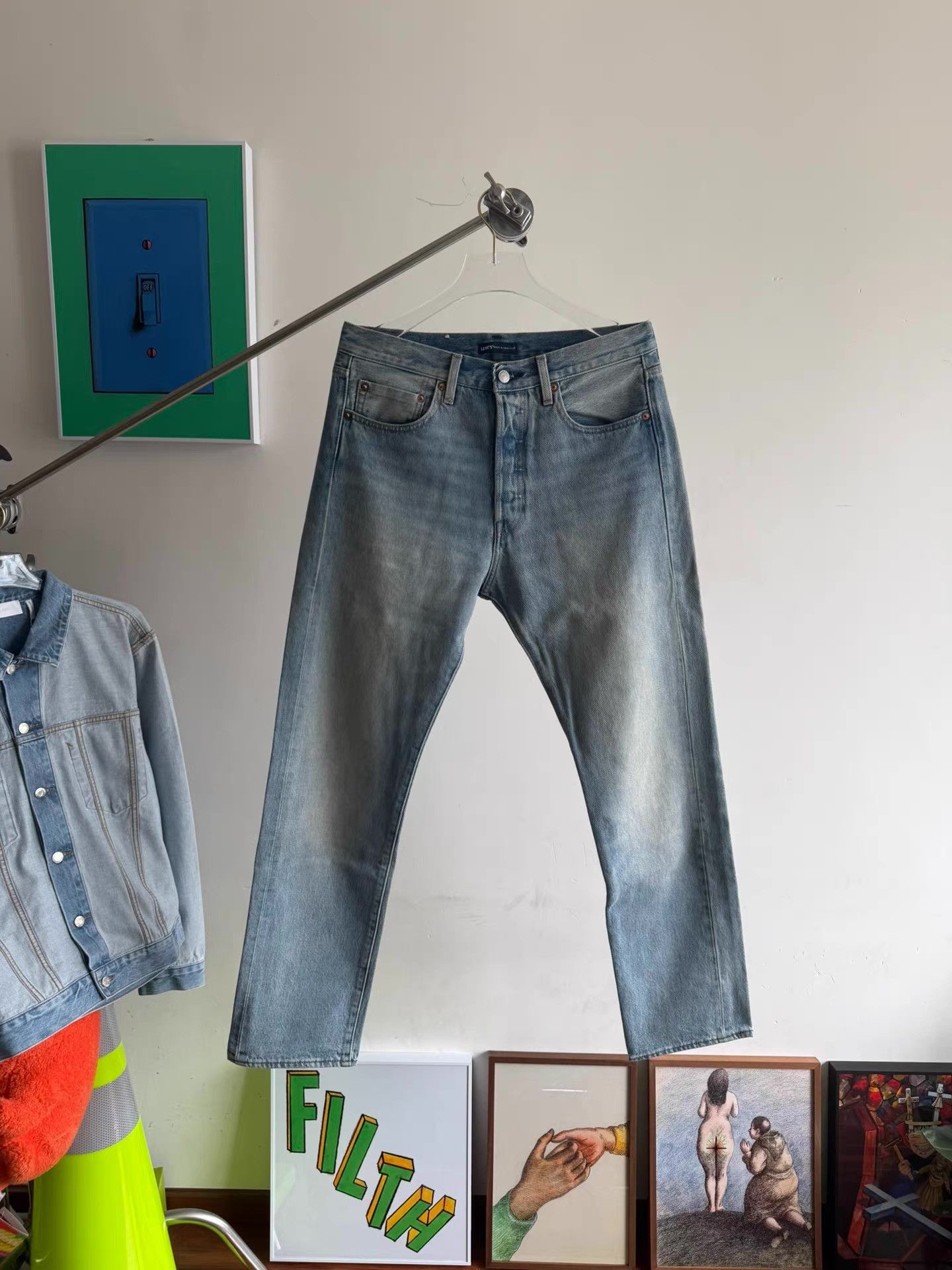 Levi's Levi's 501 Midnight Glow Jeans Q17 Size US 36 / EU 52 - 1 Thumbnail