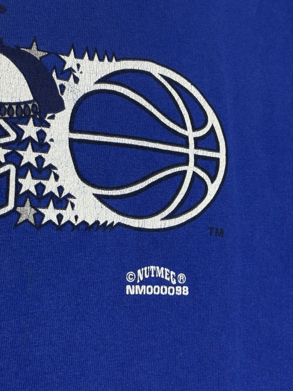 Nutmeg Vintage 90s Orlando Magic T-Shirt Wizard Mascot Graphic NBA Size US L / EU 52-54 / 3 - 16 Thumbnail