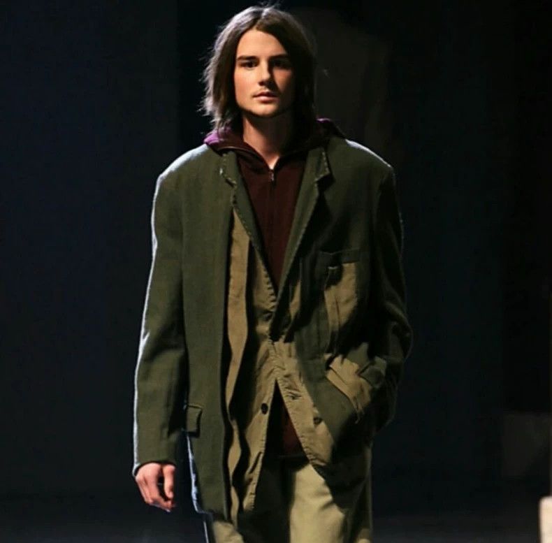 Yohji Yamamoto Yohji Yamamoto 2006 AW patchwork wool jacket Size US M / EU 48-50 / 2 - 2 Thumbnail