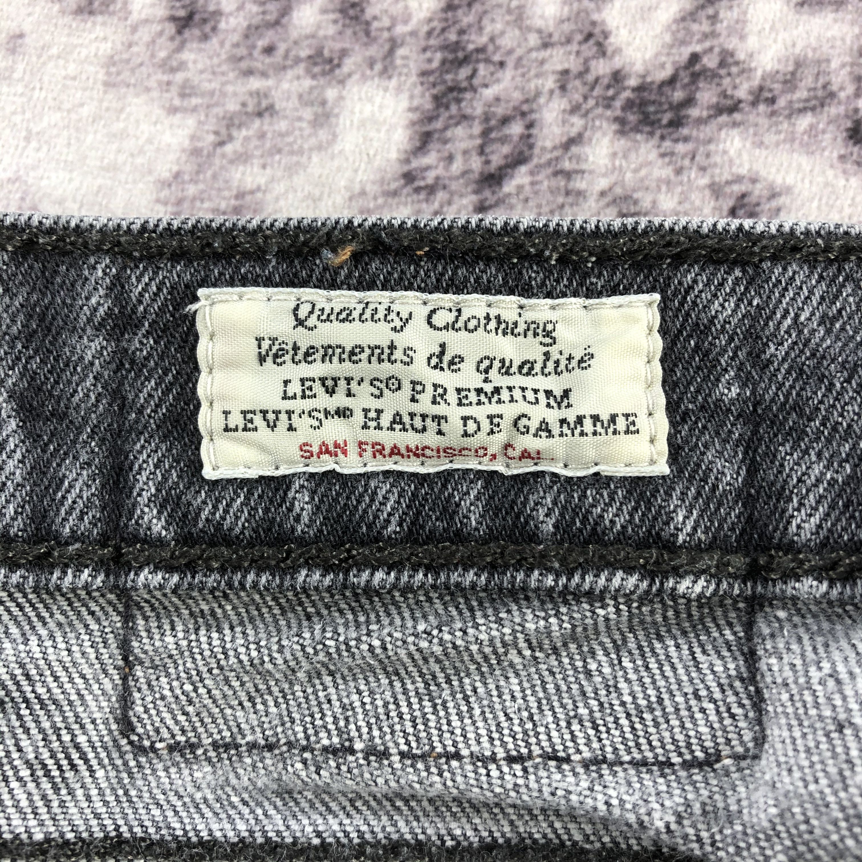 Levi's × Vintage Vintage Faded Black Levis Jeans-JM3128 Size US 29 - 14 Thumbnail