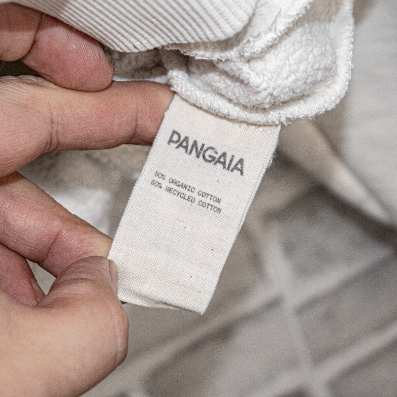 Pangaia PANGAIA Recycled Organic cotton Air Ink Hoodie off white Size L / US 10 / IT 46 - 9 Thumbnail