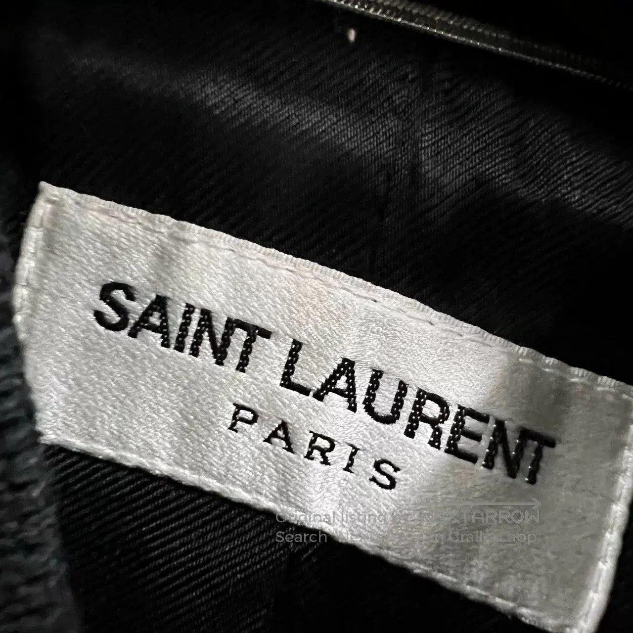 Saint Laurent Paris Saint Laurent Black White Baseball Jacket. Size US M / EU 48-50 / 2 - 2 Thumbnail