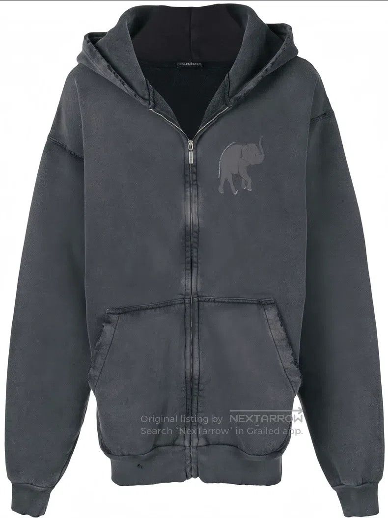 Balenciaga Balenciaga Eco-Friendly Destroyed Hoodie Size US M / EU 48-50 / 2 - 1 Thumbnail