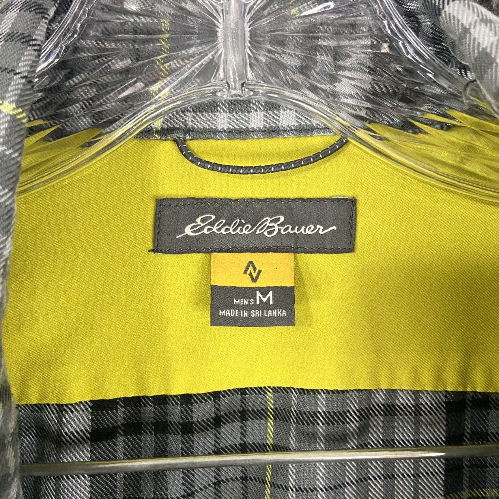 Eddie Bauer Eddie Bauer Shirt Men M Gray Plaid Long Sleeve Button-Up Size US M / EU 48-50 / 2 - 6 Thumbnail