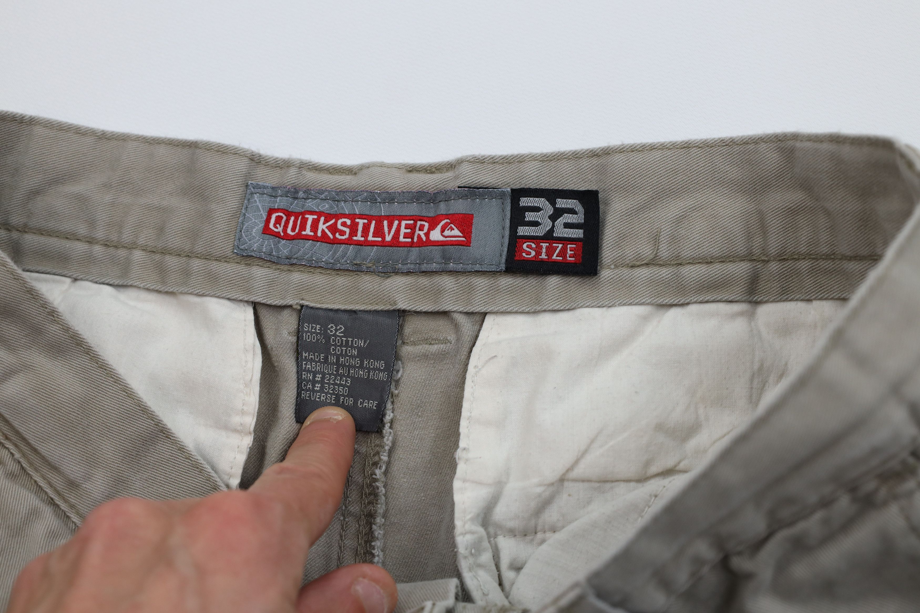 Quiksilver Vintage 90s Y2K Quiksilver Surfing Relaxed Fit Cargo Shorts Size US 32 / EU 48 - 7 Thumbnail