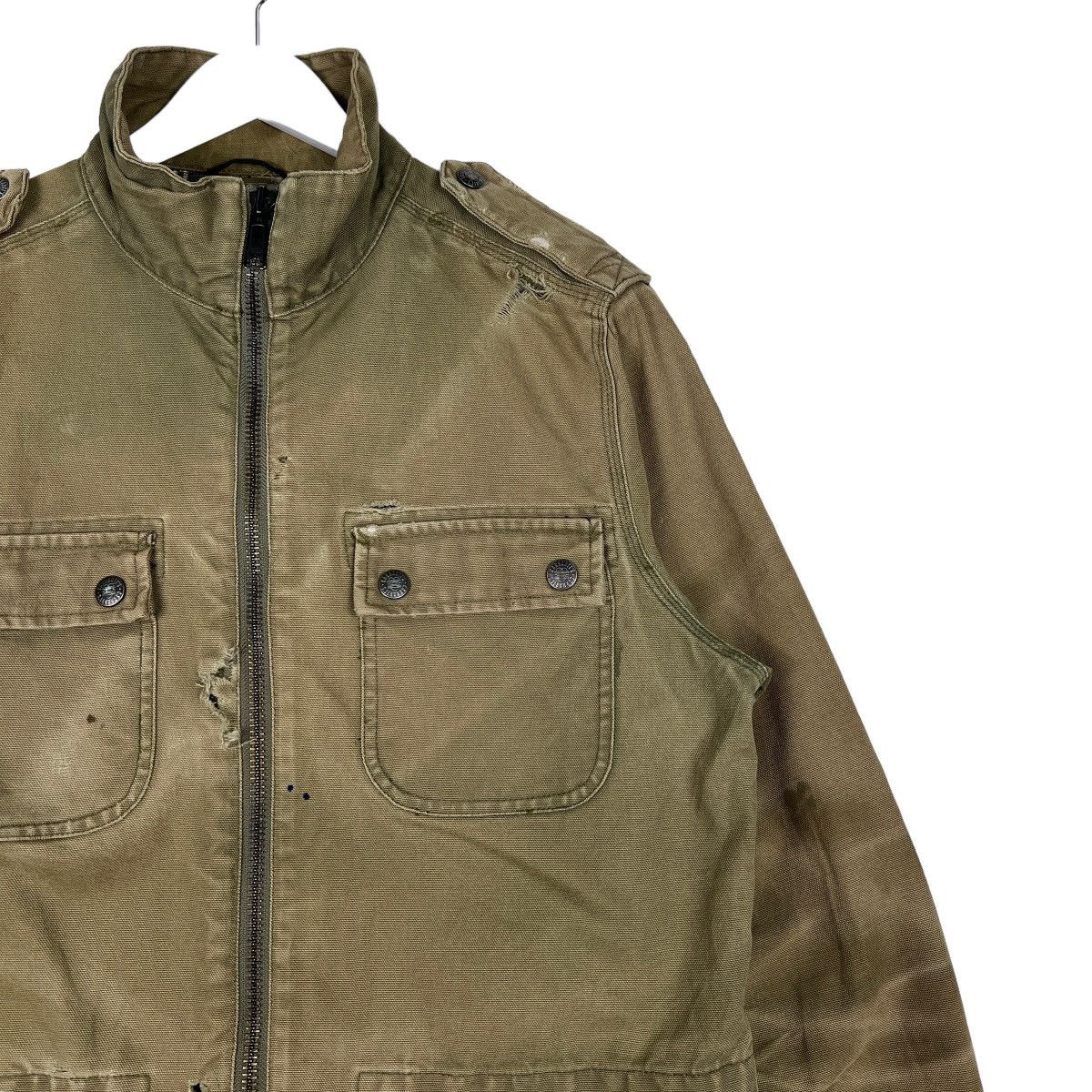 Carhartt 🔥 CARHARRT DYED FADED DISTRESSED WORKER JACKET Size US M / EU 48-50 / 2 - 5 Thumbnail