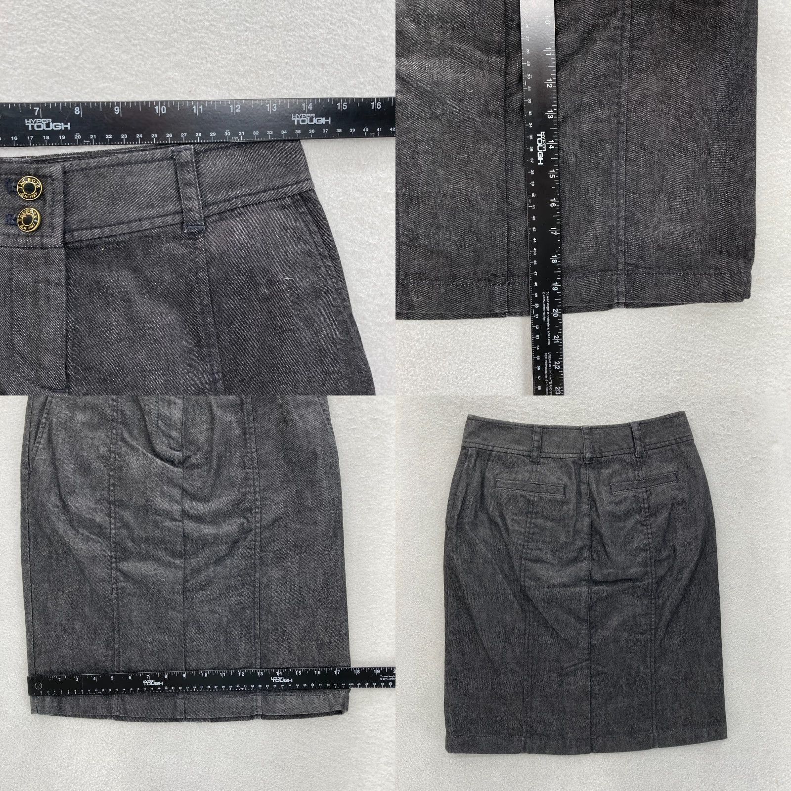 Talbots Talbots Petites Pencil Skirt Women's 2P Black Casual Office Career Business NWT Size 26" / US 2 / IT 38 - 8 Thumbnail