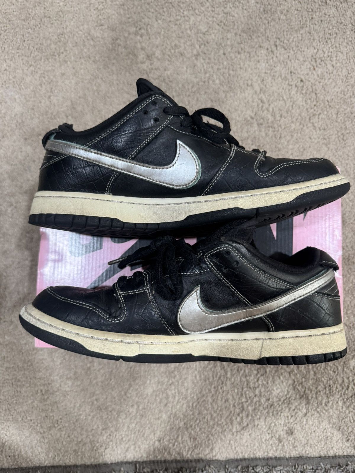 Nike SB Nike Sb Dunks x Diamond Supply “Black Diamond” Size US 9 / EU 42 - 2 Thumbnail