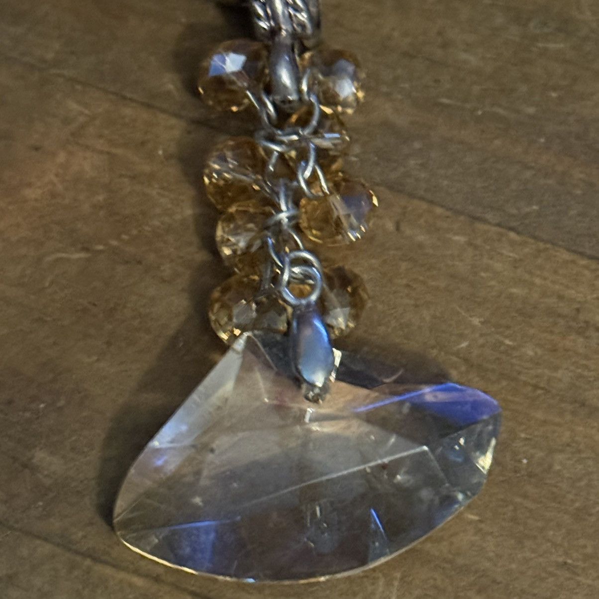 Other Crystal chandelier pendant cord necklace Size ONE SIZE - 4 Thumbnail