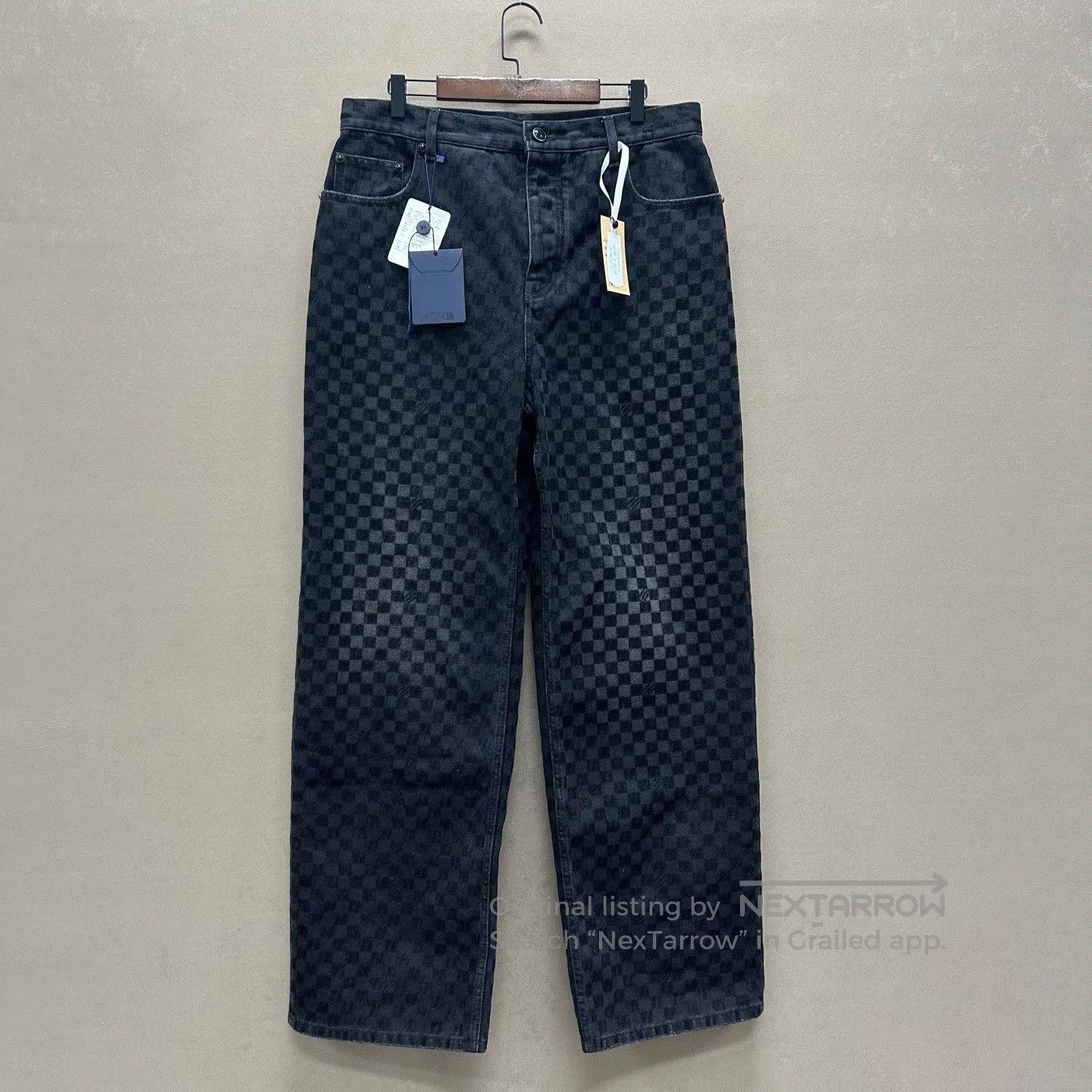 Louis Vuitton louis vuitton checkerboard denim pants size 32. Size US 32 / EU 48 - 1 Thumbnail