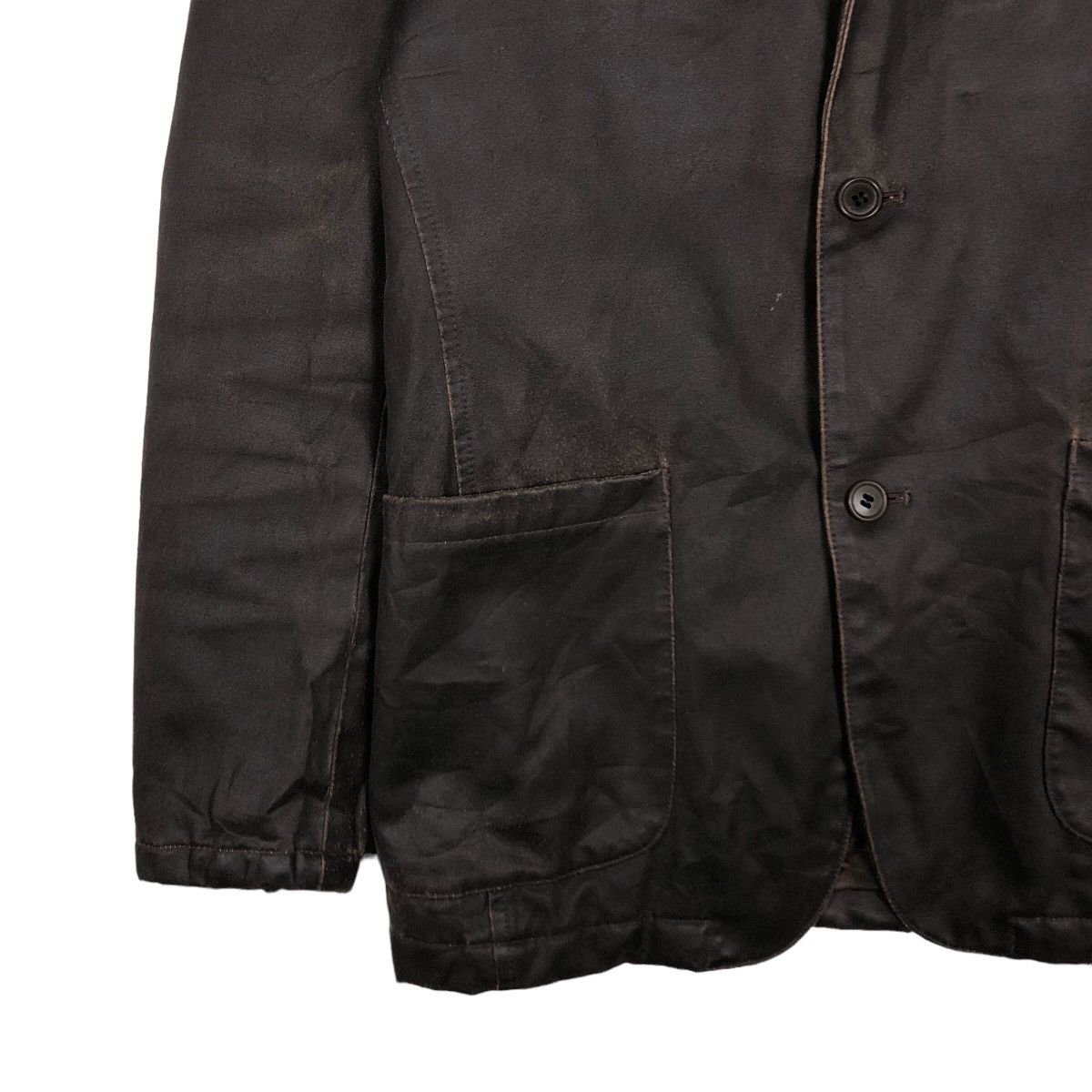 Japanese Brand 🔥Vintage Leather Jacket Men’s Melrose Japan Issey Miyake Size US M / EU 48-50 / 2 - 4 Thumbnail