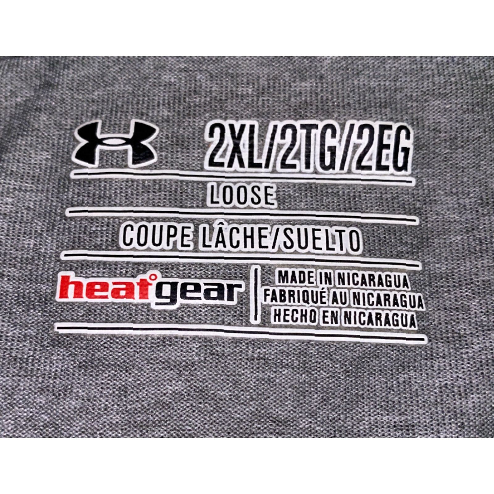 Under Armour VINTAGE? Wait: Under Armour Mens Gray Short Sleeve T-Shirt Size 2XL Size US XXL / EU 58 / 5 - 5 Thumbnail
