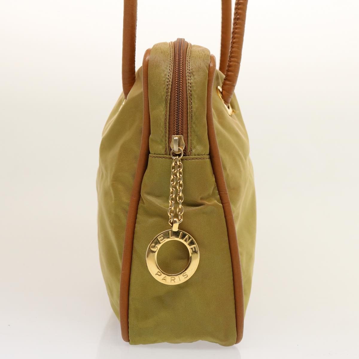 Celine CELINE Shoulder Bag Nylon Khaki Size ONE SIZE - 5 Thumbnail