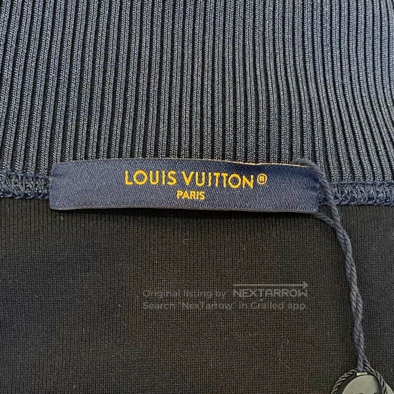 Louis Vuitton Louis Vuitton Navy Blue Letter Jacket Size US L / EU 52-54 / 3 - 6 Thumbnail