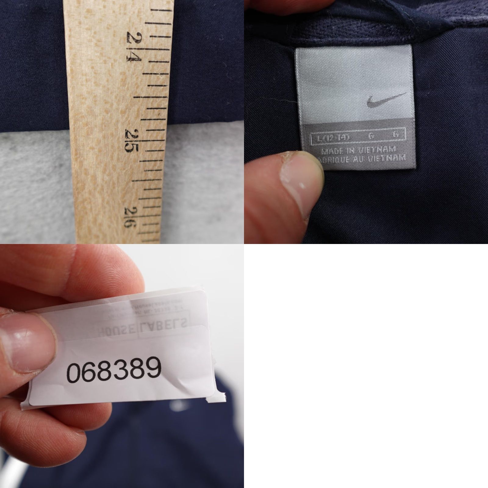 Nike VINTAGE Nike Jacket Womens Large Blue Track Coat Windbreaker Full Zip Swoosh Y2K Size L / US 10 / IT 46 - 8 Thumbnail