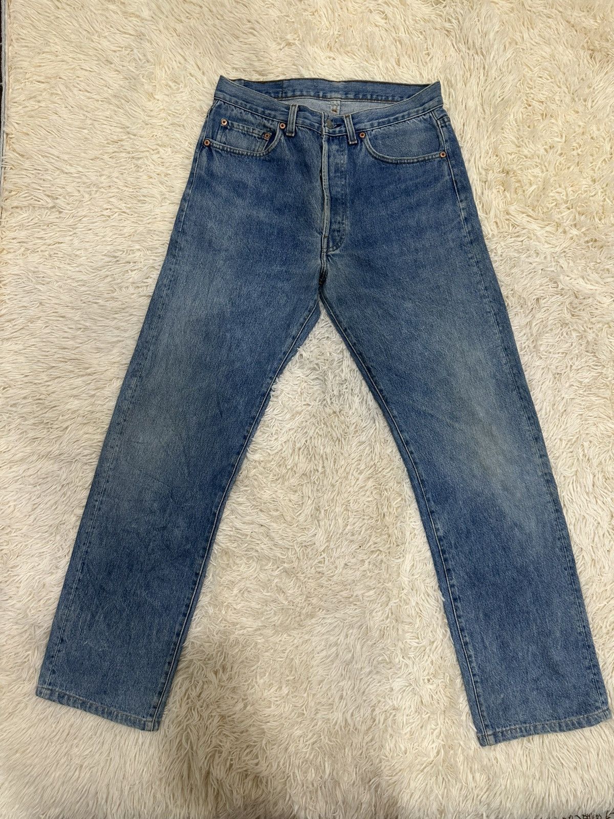 Levi's Vintage Levis 501, 80's 1988 USA Sidedam Size US 31 - 1 Thumbnail