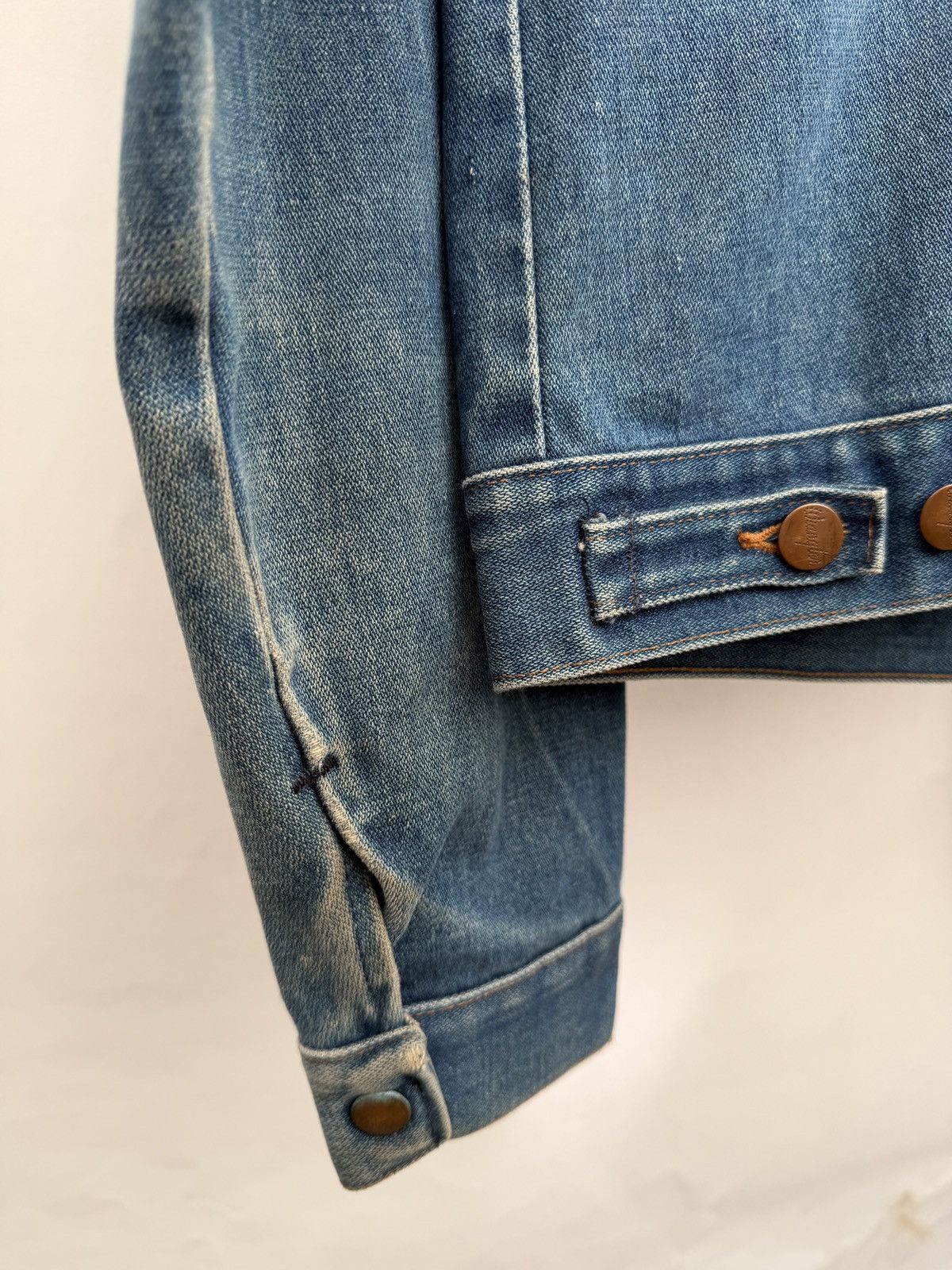 Wrangler Vintage 70s Wrangler trucker cowboy denim jacket Size US L / EU 52-54 / 3 - 9 Thumbnail