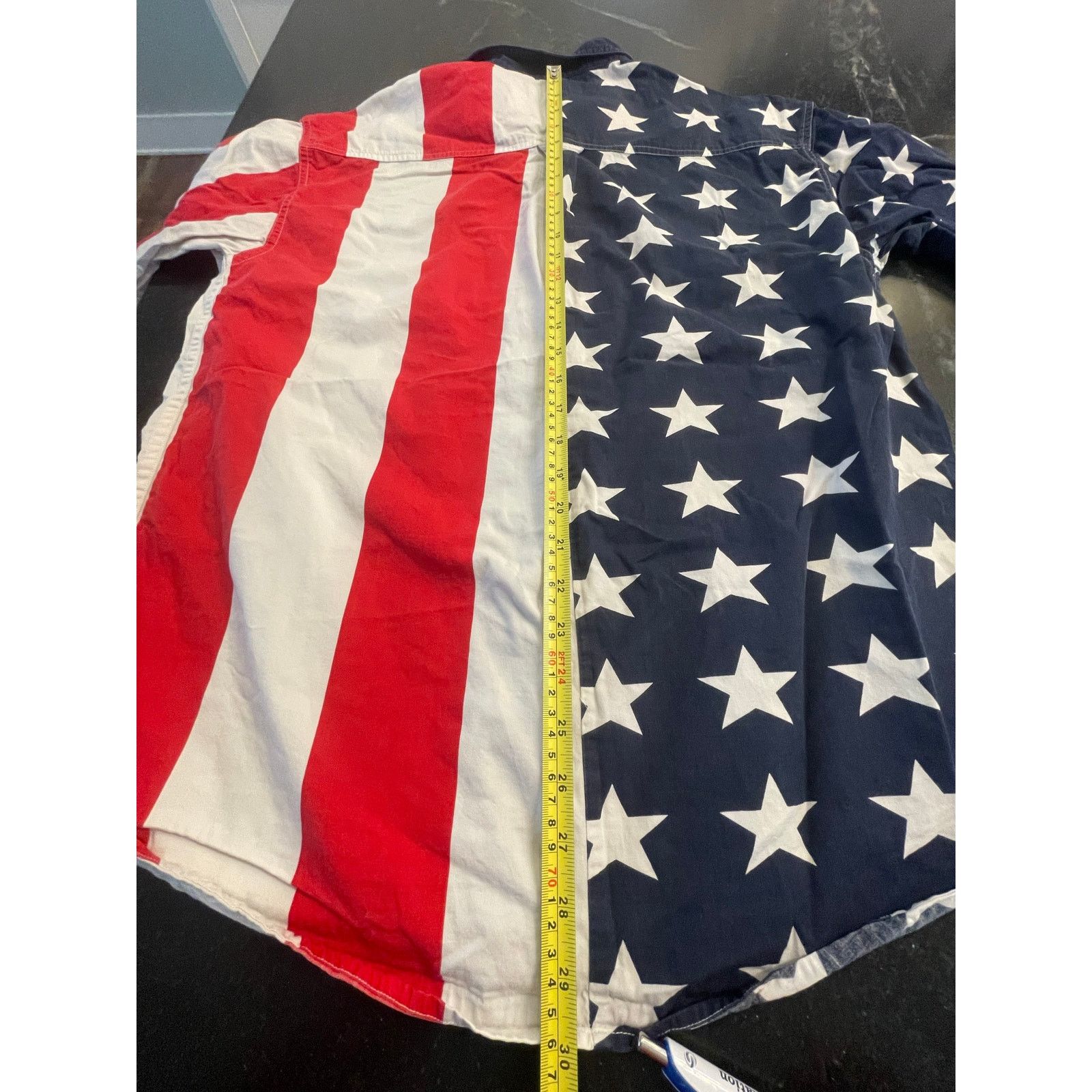 Other Sun River Americana Flag Button up Med 100% Cotton Size US M / EU 48-50 / 2 - 5 Thumbnail