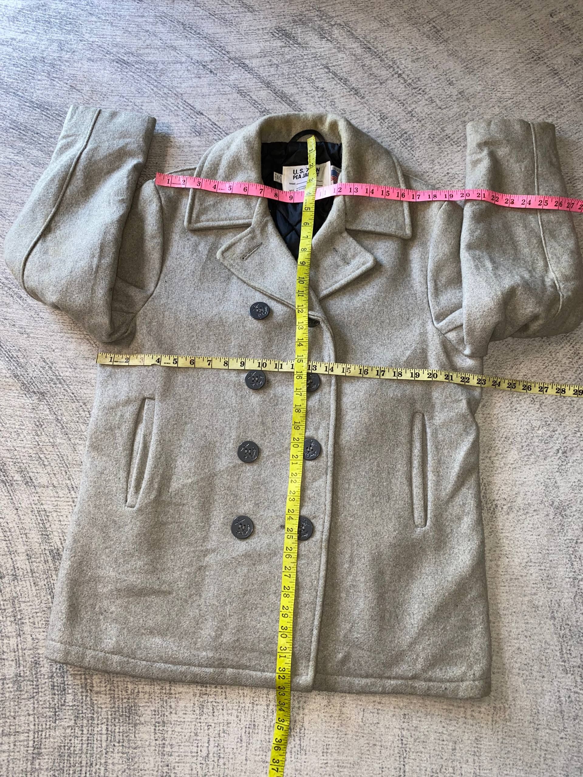 Schott U.S 740N Pea Jacket by Schott Size US M / EU 48-50 / 2 - 13 Thumbnail