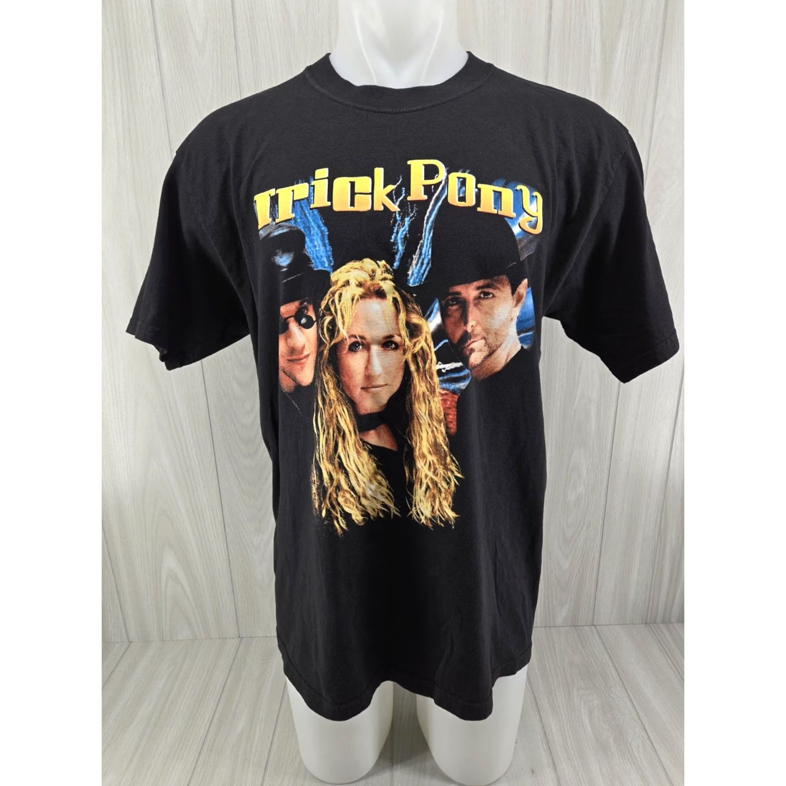 Gildan VINTAGE Trick Pony Tour T Shirt Large Black Short Sleeve Band Gildan Mens L Size US L / EU 52-54 / 3 - 2 Thumbnail