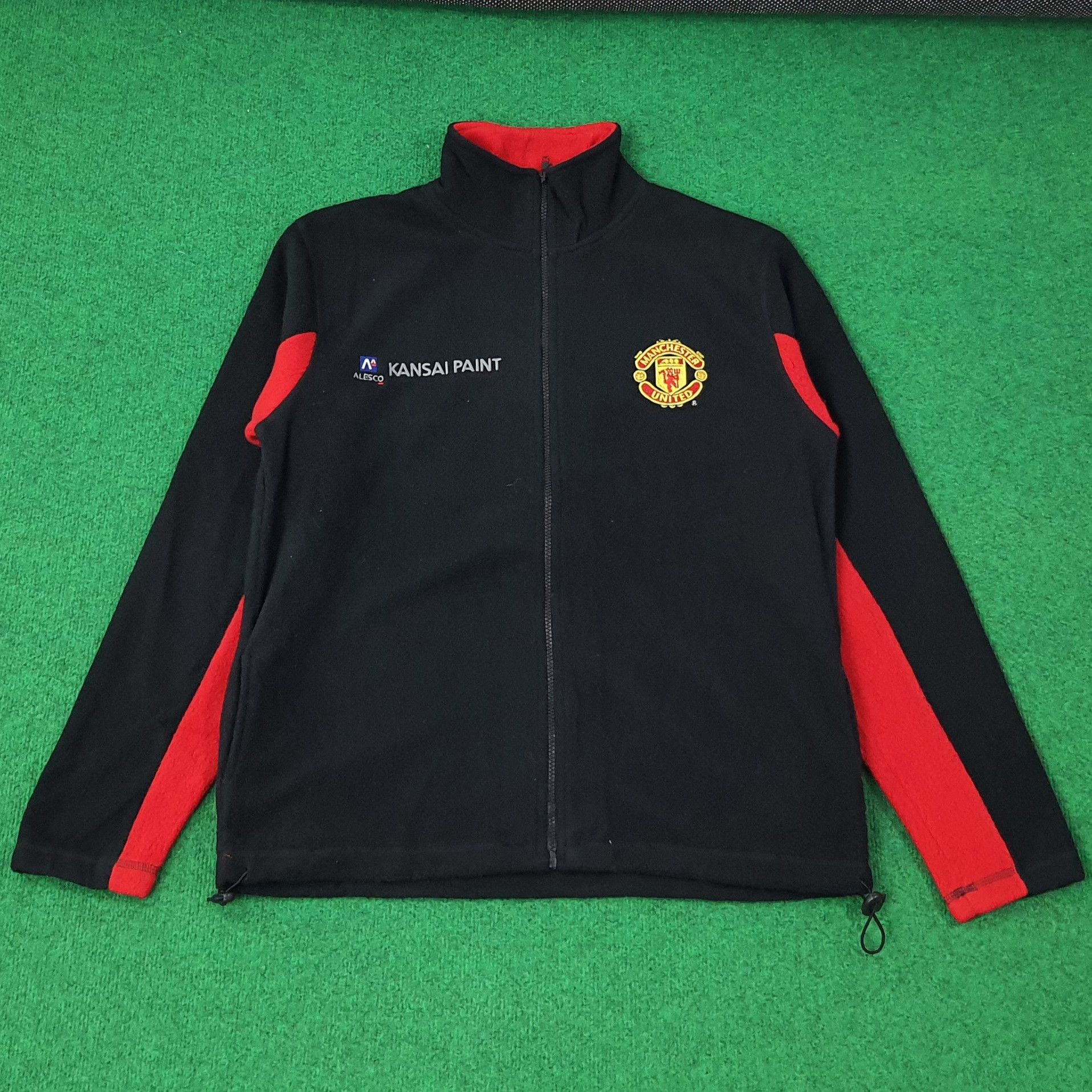 Vintage Vintage Manchester United Zipper Fleece Jacket C264N7 Size US L / EU 52-54 / 3 - 1 Thumbnail