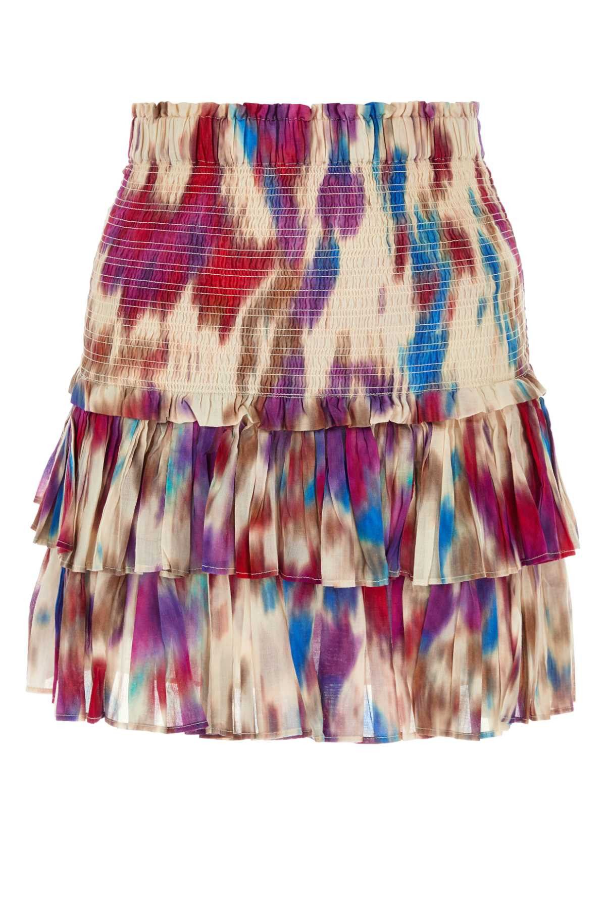 image of Isabel Marant Etoile Multicolor Cotton Naomi Skirt, Women's (Size 26)