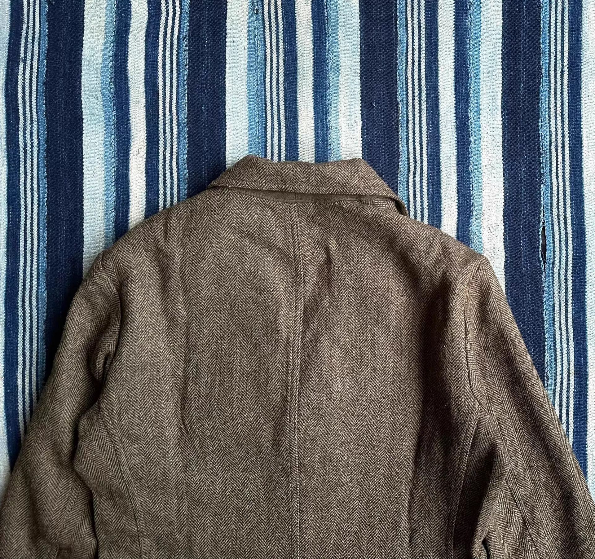 RRL Ralph Lauren RRL Ralph Lauren Unconstructed Herringbone Sport Coat Size US M / EU 48-50 / 2 - 6 Thumbnail