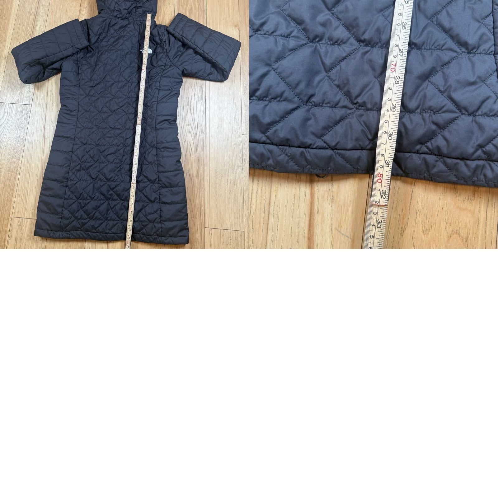The North Face VINTAGE The North Face Tamburello Quilted Parka Jacket Women’s Small Black Full Zip Long Size S / US 4 / IT 40 - 8 Thumbnail