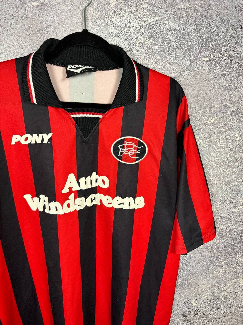 PONY × Vintage 90's Birmingham City 1996/97 Pony Soccer Jersey Size US L / EU 52-54 / 3 - 3 Thumbnail
