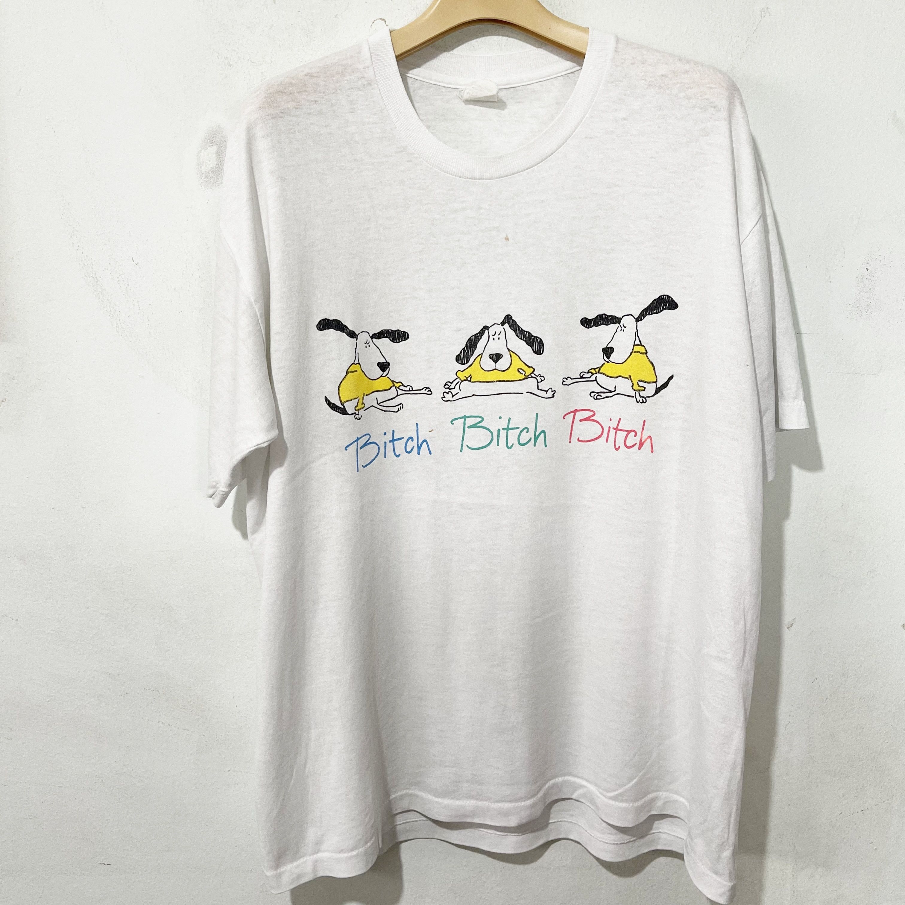 Vintage 90s Bitch Dog T-Shirt