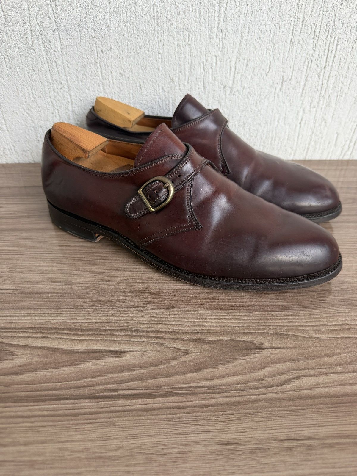 Alden 954 shell cordovan monk derby Size US 9.5 / EU 42-43 - 3 Thumbnail