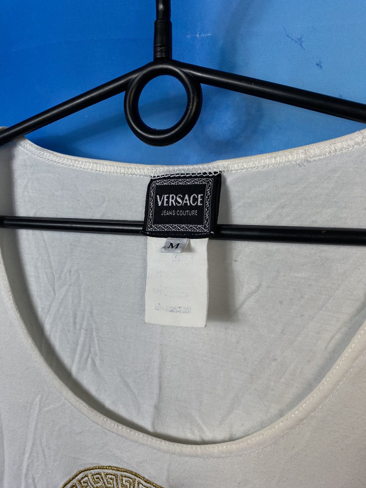Versace Jeans Couture 💥 VERSACE JEANS COUTURE VTG MEDUSA LOGO LONG SLEEVE Y2K Size M / US 6-8 / IT 42-44 - 4 Thumbnail