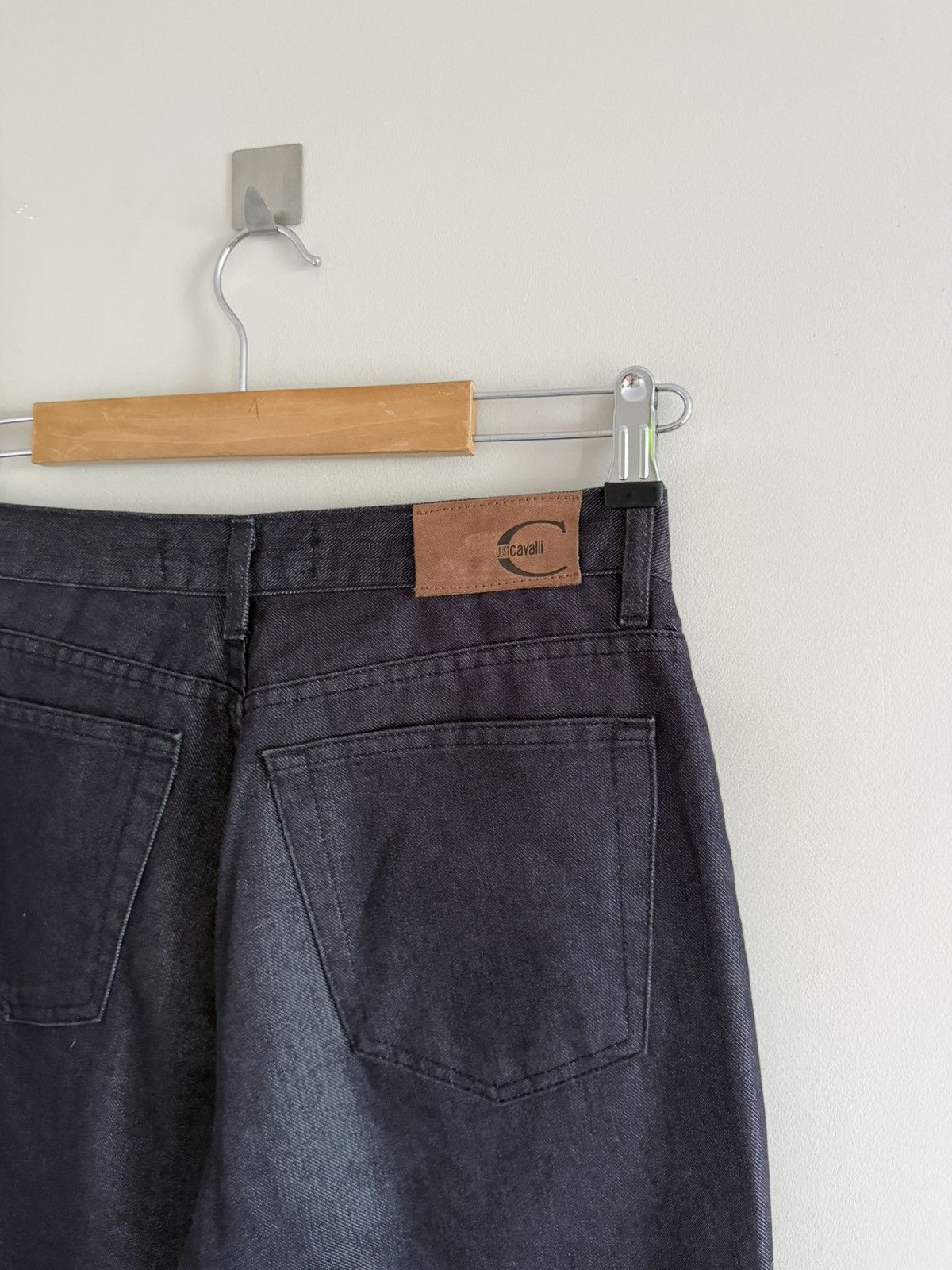 Just Cavalli Vintage Y2K Just Cavalli Dark Wash Bootcut Jeans Size 27" / US 4 / IT 40 - 7 Thumbnail