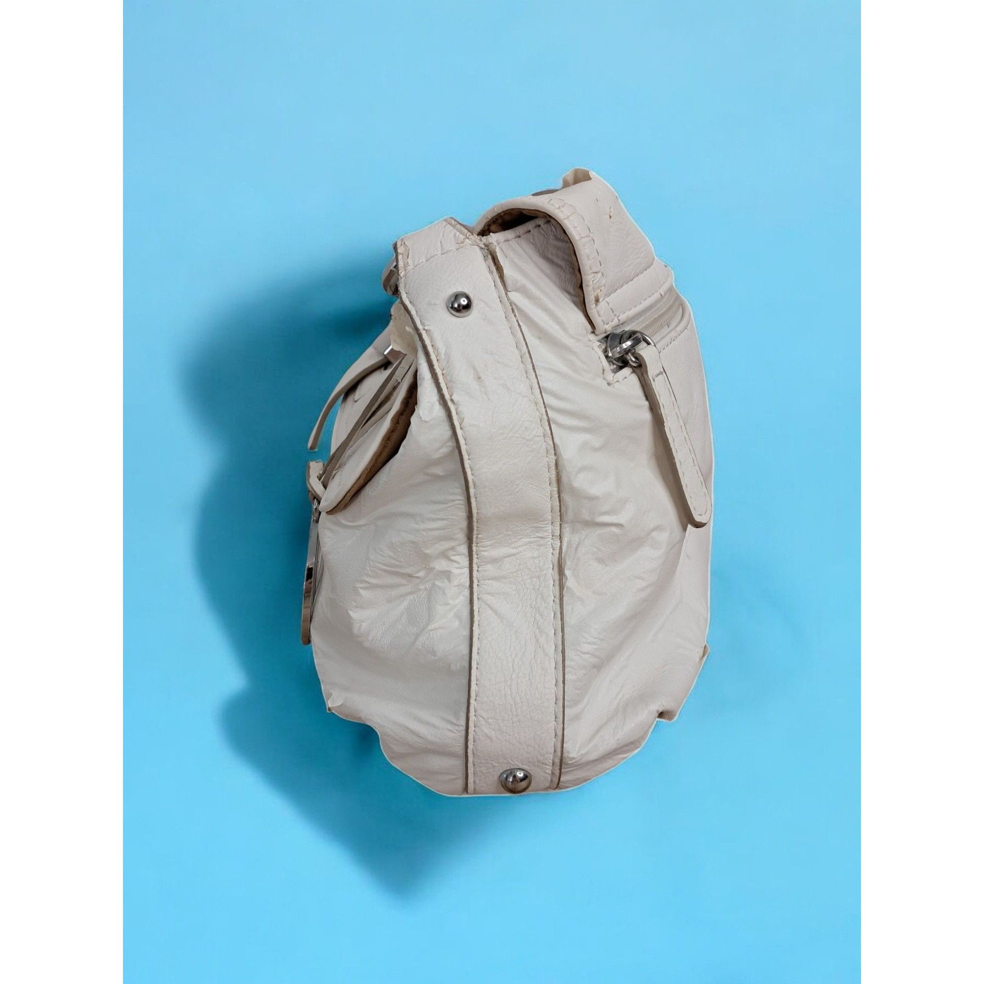 Other Liz Claiborne White Faux Leather Shoulder Bag Size ONE SIZE - 3 Thumbnail