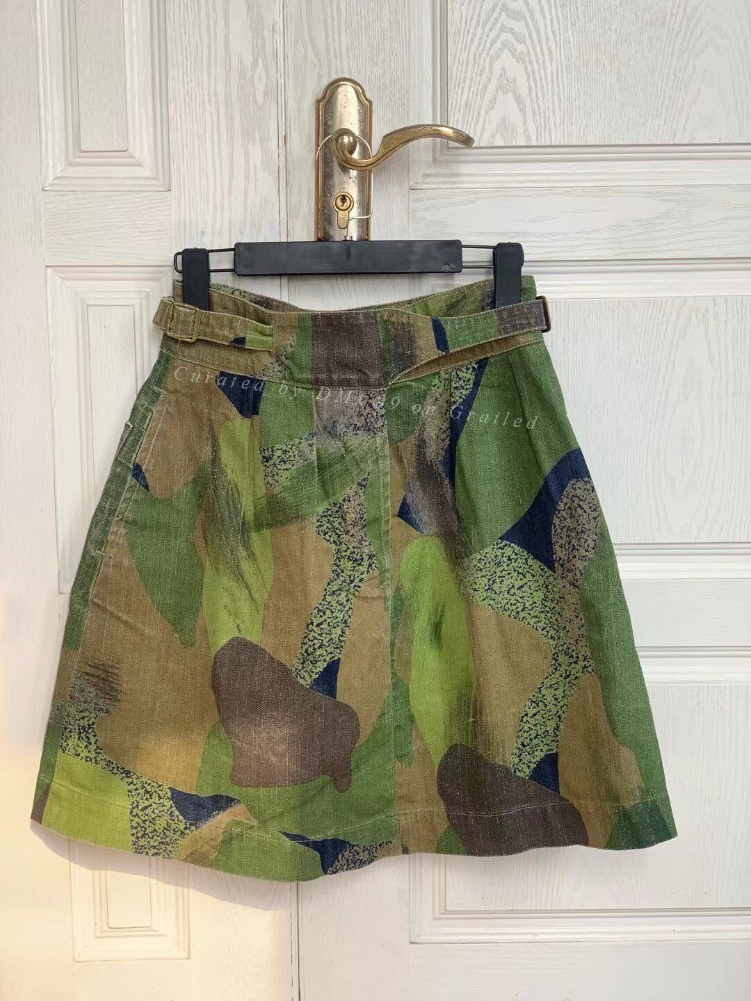Nigel Cabourn Nigel Cabourn Camouflage Denim Skirt Size 38" / US 16 / IT 52 - 1 Thumbnail