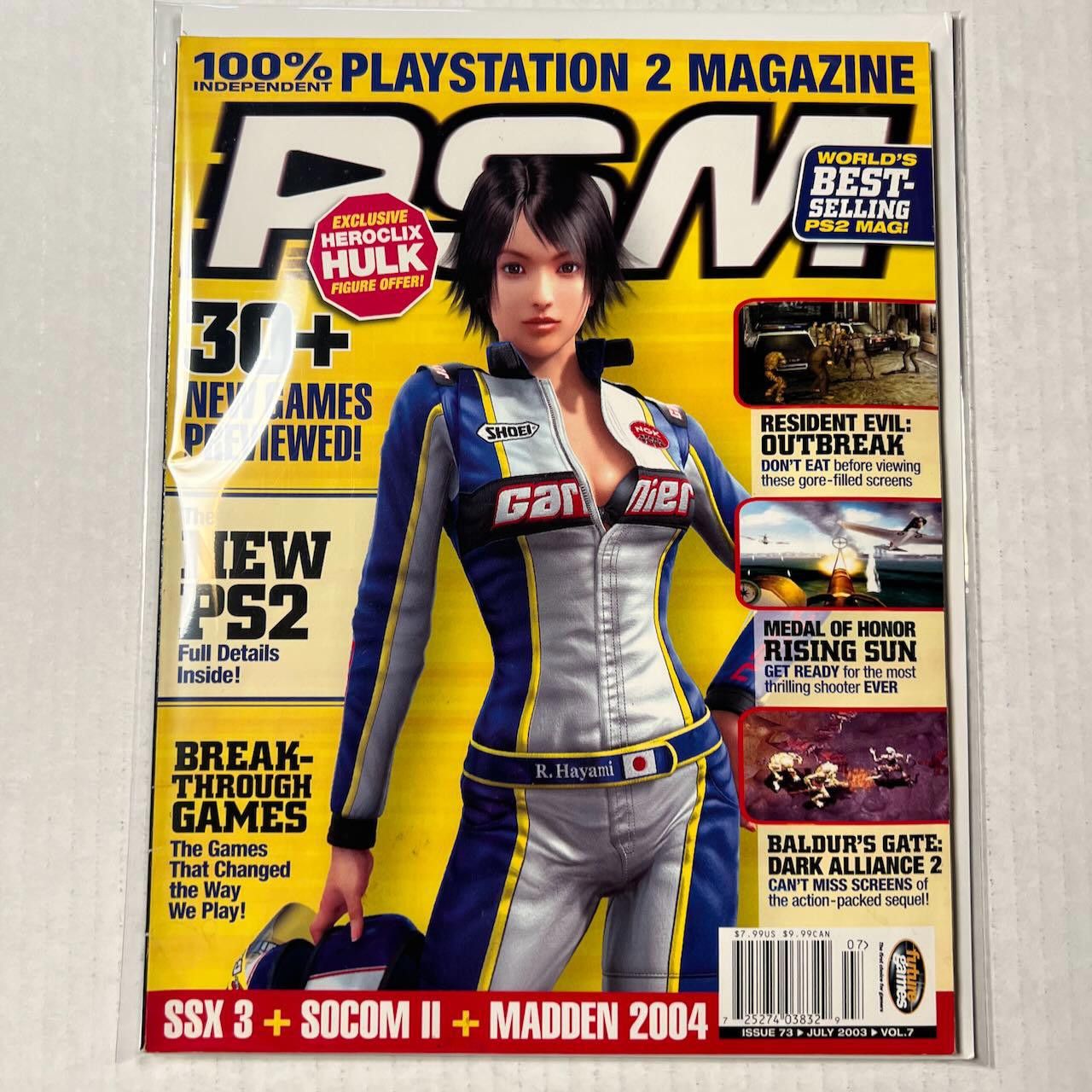 Playstation PSM Magazine #73 JUL 2003 PlayStation 2 Preview PS2 RARE Size ONE SIZE - 1 Thumbnail