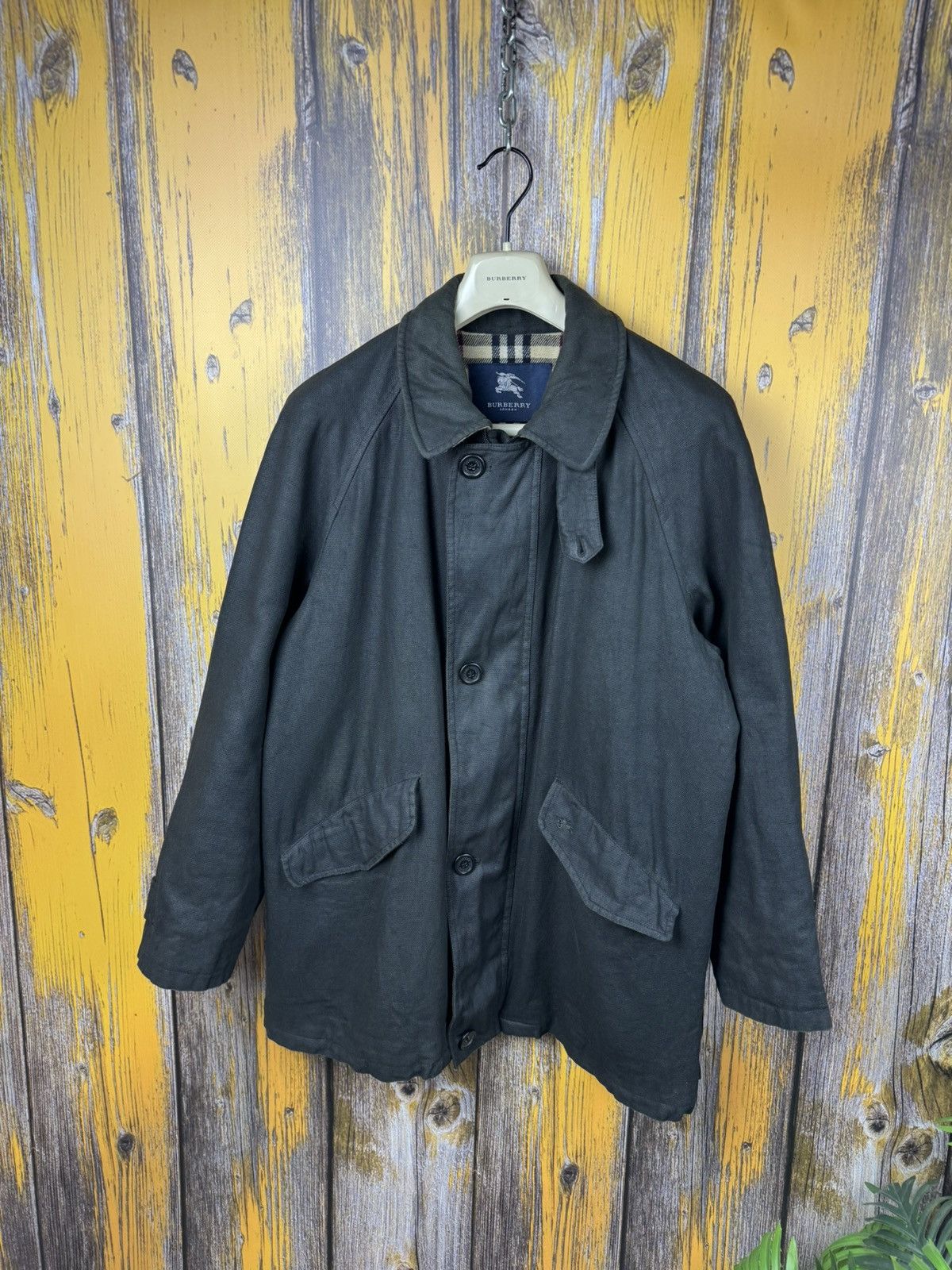 Burberry Burberry London Wax Jacket Archive Vintage Size US L / EU 52-54 / 3 - 9 Thumbnail