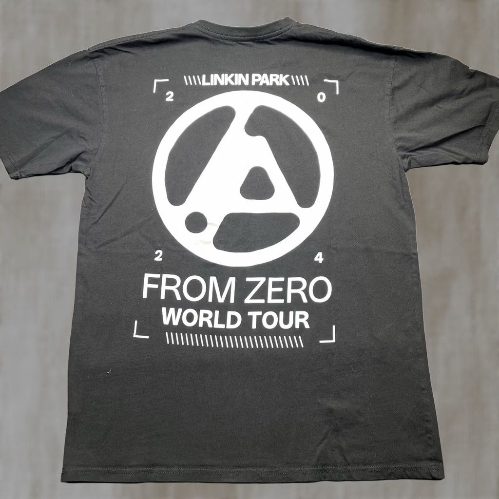 Vintage Linkin Park Shirt XL Men Black From Zero World Tour 2025 Rock Official Merch Size US XL / EU 56 / 4 - 1 Thumbnail