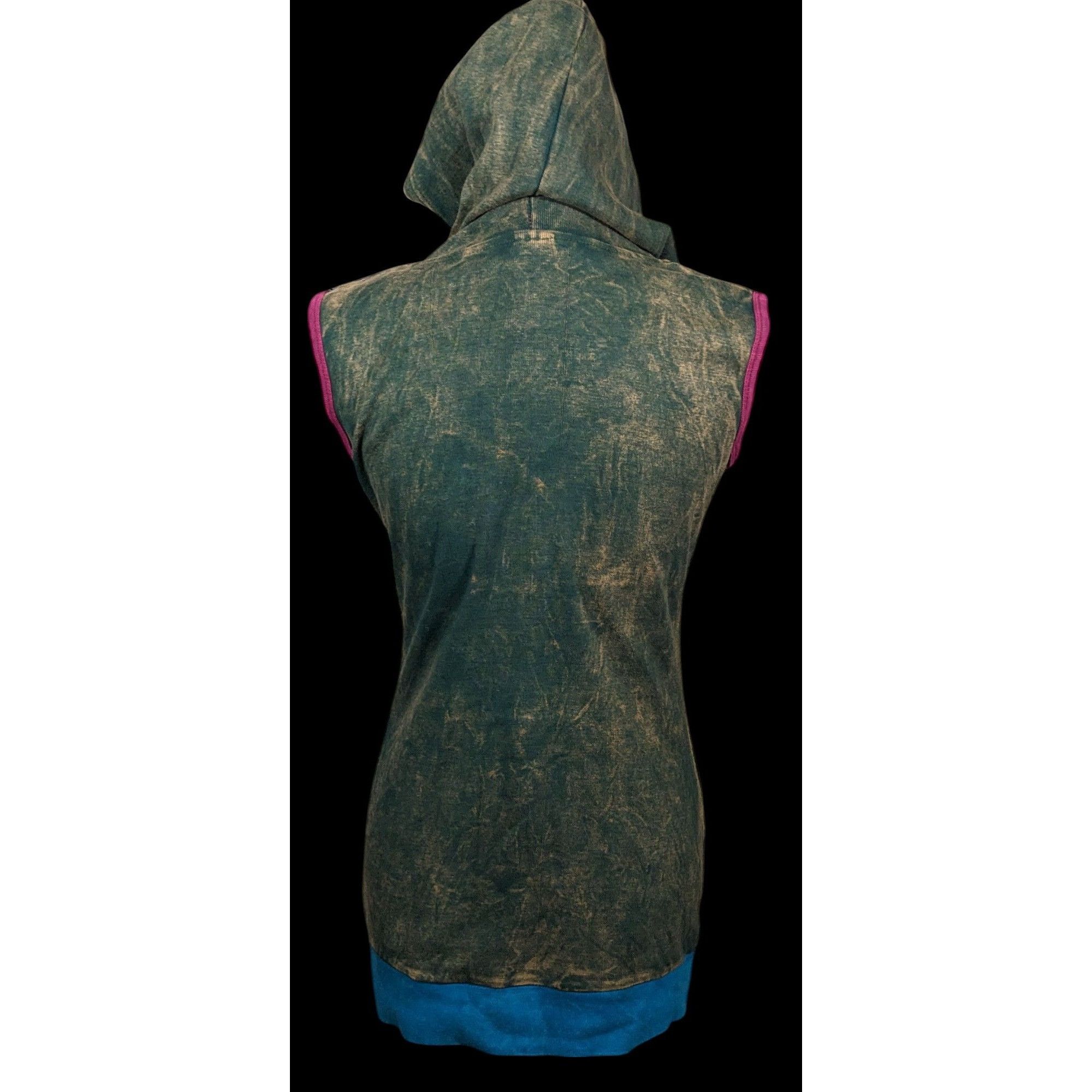 Other KPC Cosplay Elf Floral Hooded Mini Dress Size Small Size S / US 4 / IT 40 - 3 Thumbnail