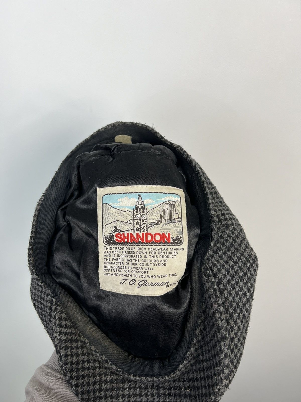 Harris Tweed × Vintage Cap Harris Tweed Wool Vintage 90’s London Size ONE SIZE - 2 Thumbnail