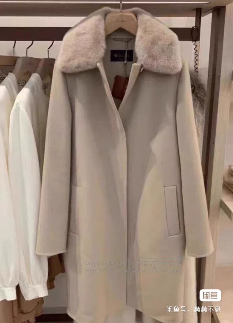 Loro Piana Loro Piana Cashmere and Mink Fur Coat Size S / US 4 / IT 40 - 3 Thumbnail
