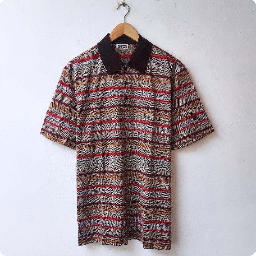 Missoni Vintage Missoni Sport Polo Shirt Size US XL / EU 56 / 4 - 1 Thumbnail