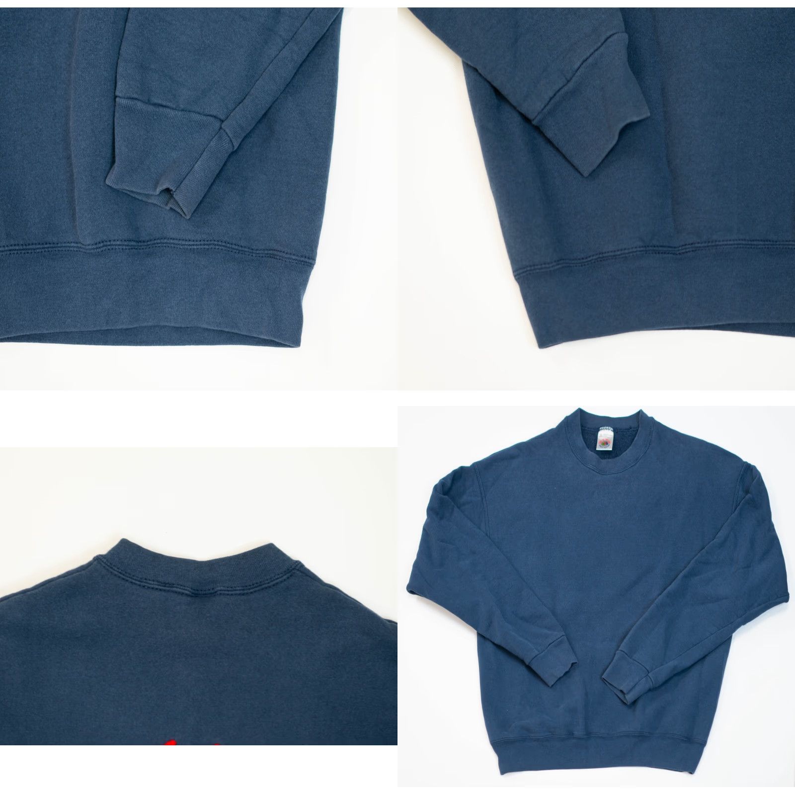Fruit Of The Loom VINTAGE Tajima Embroidery Machine Sweatshirt Logo Size XL Blue 80's 90s USA Embroidered Fruit of the Loom Men Sweatshirt Size US XL / EU 56 / 4 - 8 Thumbnail