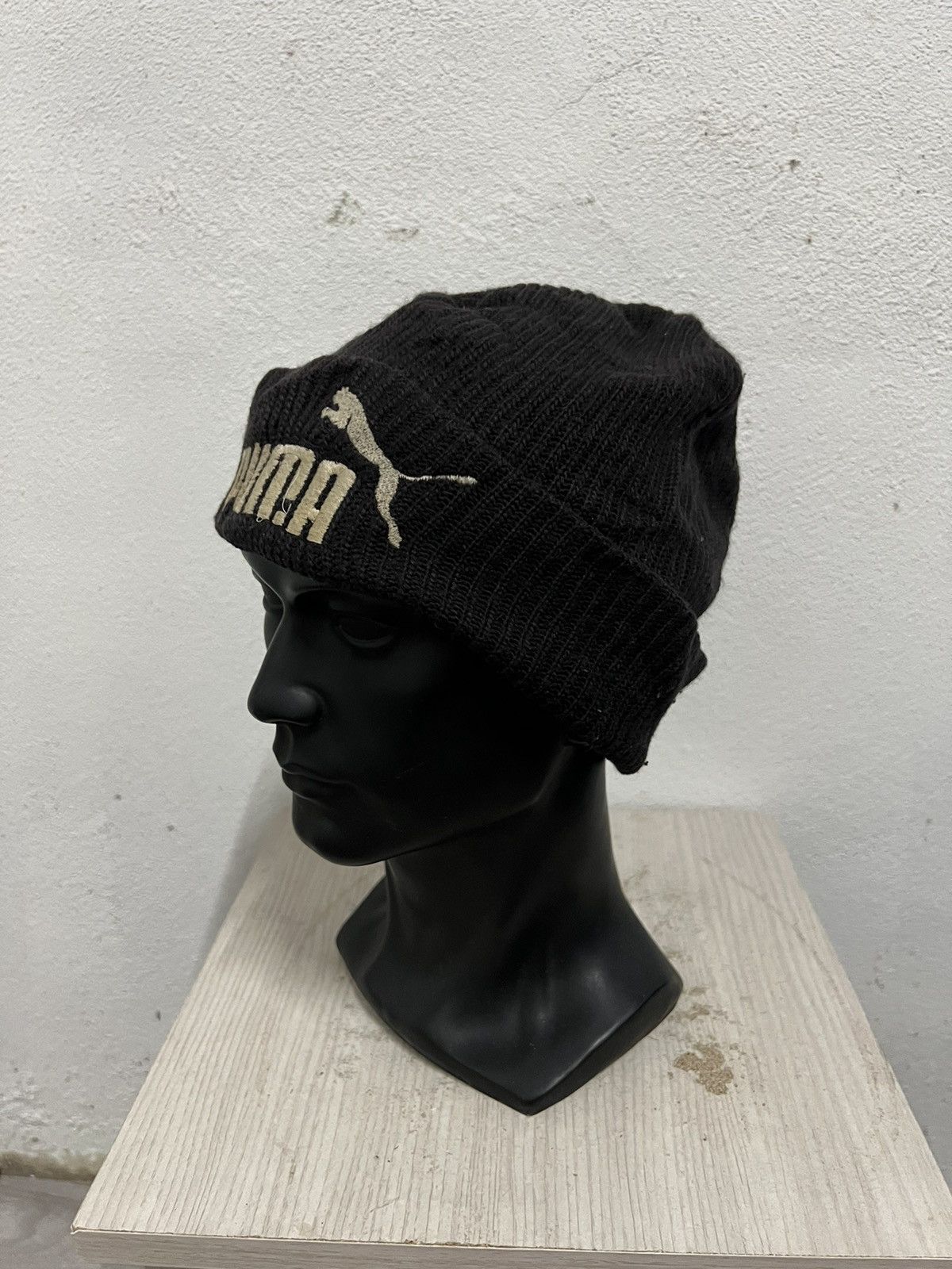 Puma Vintage puma Spell out Beanie Hat Size ONE SIZE - 3 Thumbnail