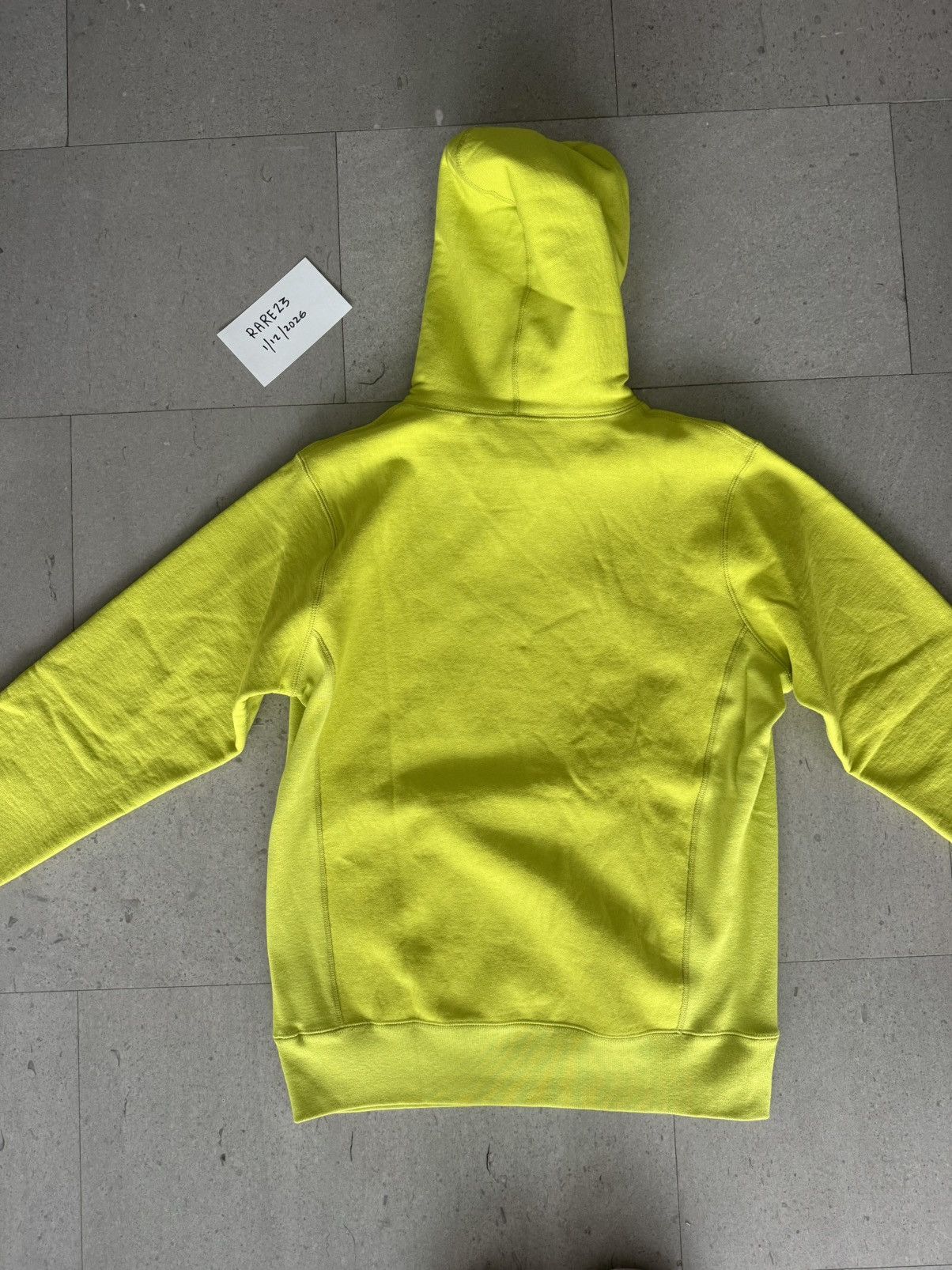 Supreme Supreme Box Logo Hooded Sweatshirt Acid Green Size US L / EU 52-54 / 3 - 4 Thumbnail